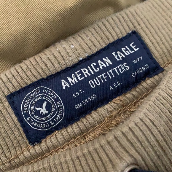 AMERICAN EAGLE, Joggers, Med Dark Khaki Color, SMALL - Picture 3 of 7